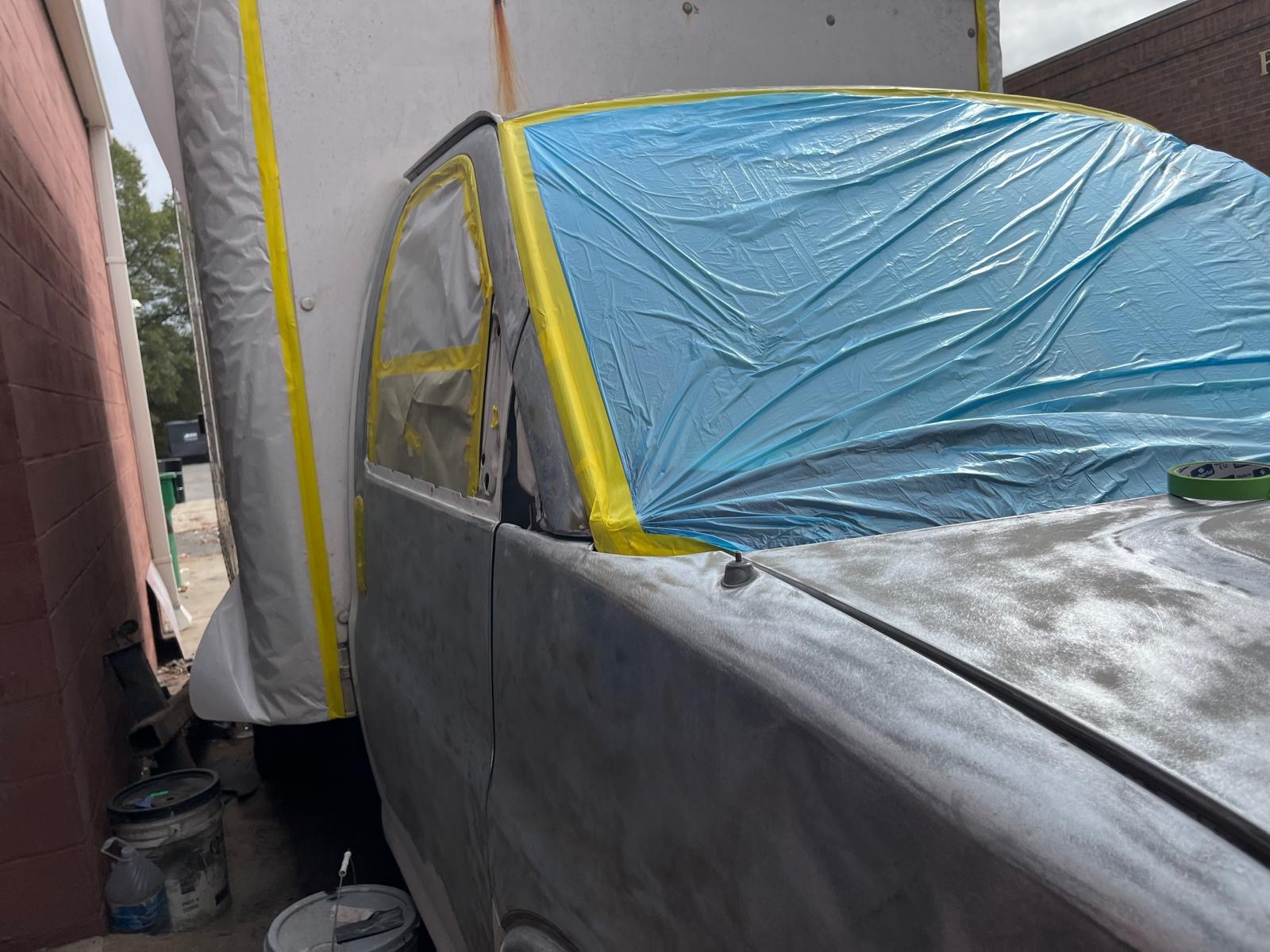 Full Mask-Off Before Refinish